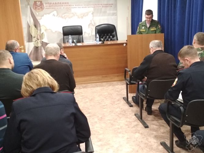 В городе Волгограде создали общественную организацию ветеранов войск правопорядка Управления Росгвардии по Волгоградской области