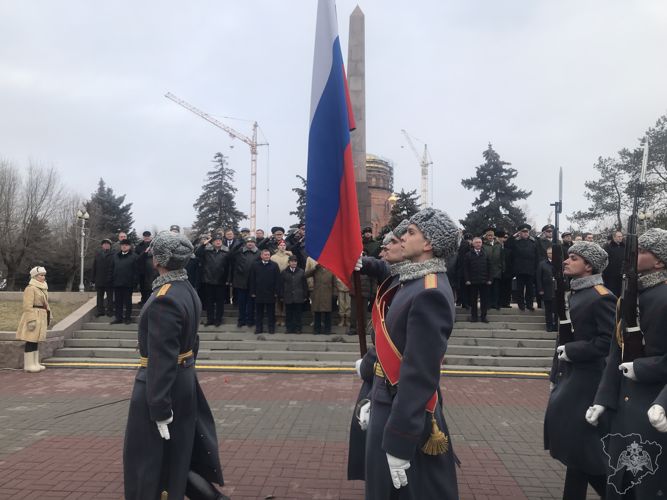 Начальник Управления Росгвардии по Волгоградской области принял участие в мероприятиях в честь Дня защитника Отечества