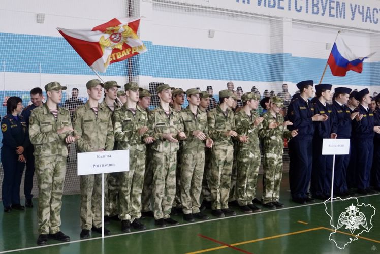 Учащиеся специализированных классов Росгвардии «взяли» бронзу в спартакиаде среди кадет силовых структур региона 