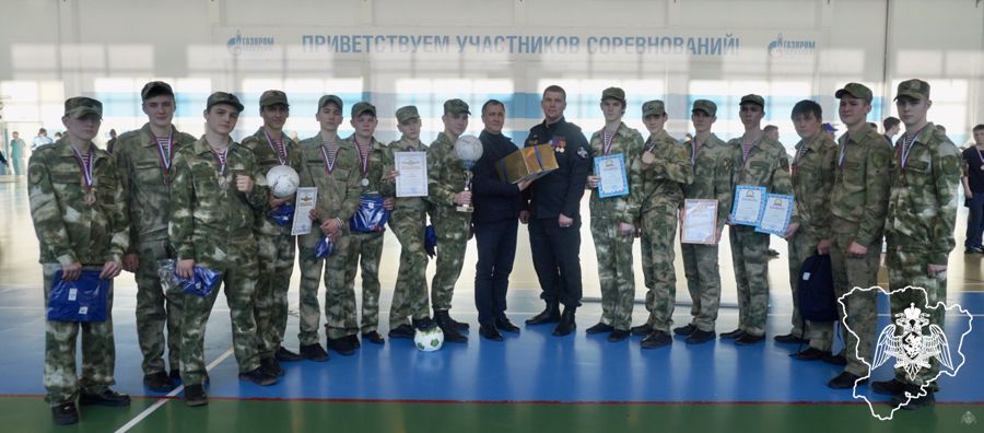 Учащиеся специализированных классов Росгвардии «взяли» бронзу в спартакиаде среди кадет силовых структур региона 