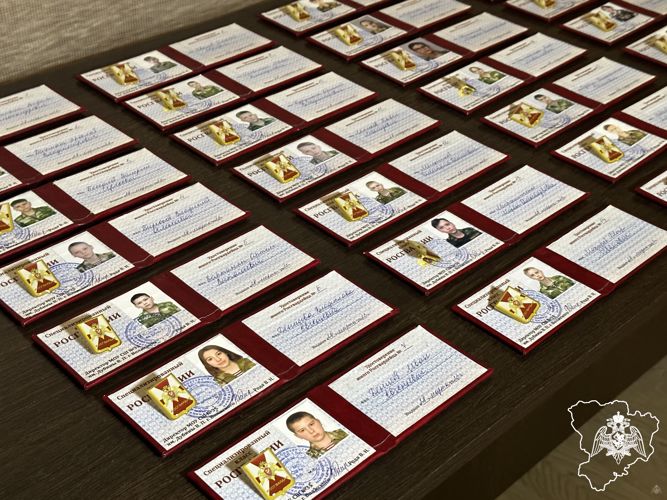 Учащиеся Волжского профильного класса Росгвардии прошли посвящение в кадеты 