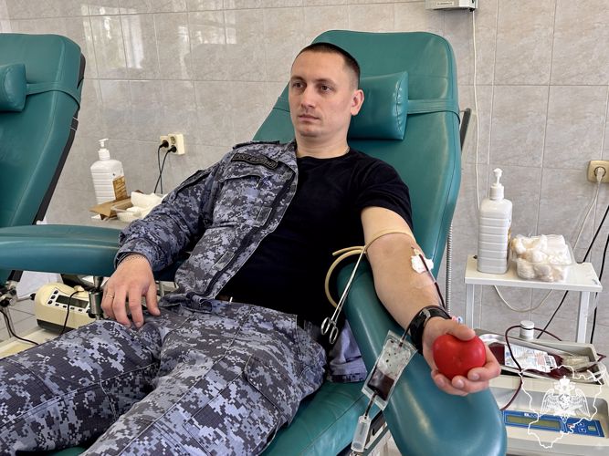 Росгвардейцы из Волгограда присоединились к донорской акции «От сердца к сердцу» 