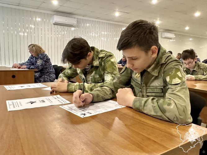К международной акции «Диктант Победы» присоединились росгвардейцы в Волгограде