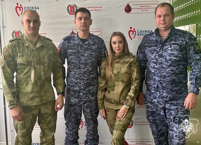 Росгвардейцы из Волгограда поддержали ведомственную акцию «От сердца к сердцу» (видео)