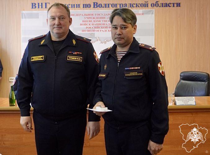 С профессиональным праздником поздравили сотрудников вневедомственной охраны в Волгограде