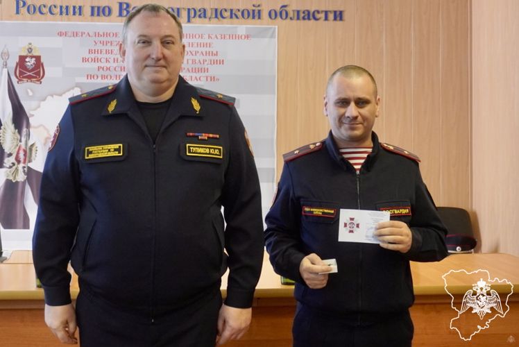 С профессиональным праздником поздравили сотрудников вневедомственной охраны в Волгограде