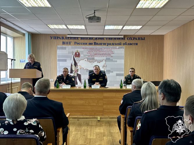 С профессиональным праздником поздравили сотрудников вневедомственной охраны в Волгограде