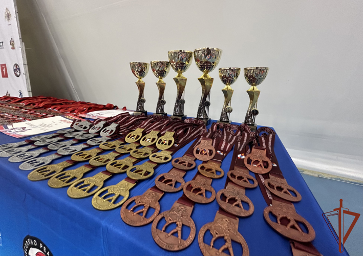 Росгвардейцы из Волгоградской области стали призерами чемпионата Южного округа Росгвардии по рукопашному бою