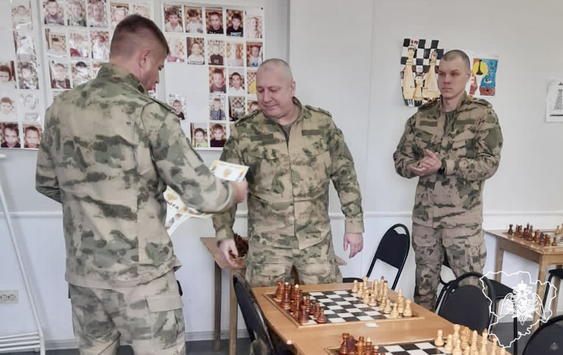 Лучших шахматистов определили в Управлении Росгвардии по Волгоградской области