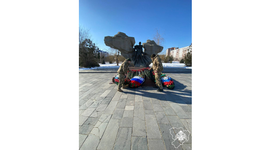 В Волгограде представители Росгвардии приняли участие в мероприятиях, посвящённых 35-летию со дня вывода советских войск из Афганистана