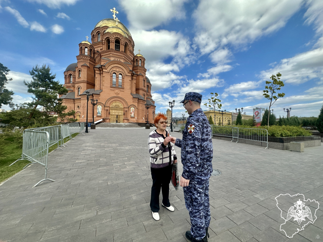 Волгоградские росгвардейцы присоединились к акции «Георгиевская ленточка»
