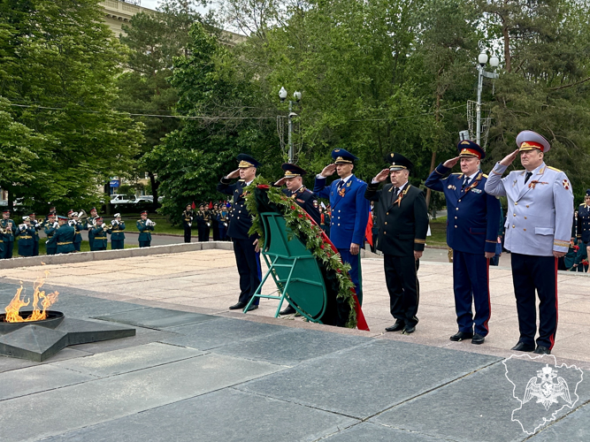 Руководитель регионального управления Росгвардии в Волгограде принял участие в памятном мероприятии, посвященном 79-й годовщине Победы