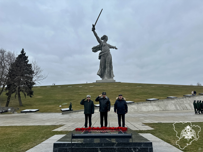 Росгвардия присоединилась к празднованию 82-й годовщины победы в Сталинградской битве