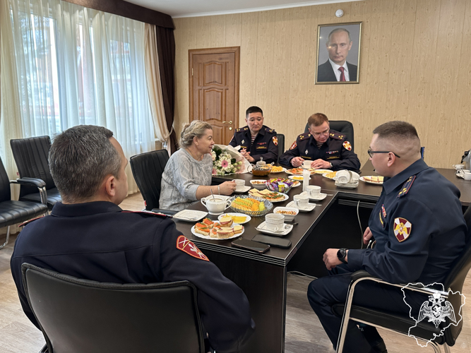 Росгвардейцев поздравили с Днем войск национальной гвардии России в Волгограде