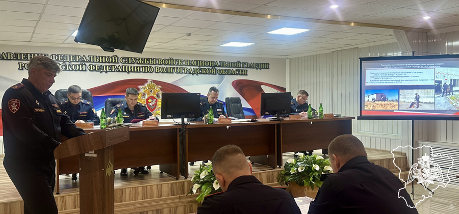 Волгоградские росгвардейцы подвели итоги служебно - боевой деятельности за первый квартал 2025 года