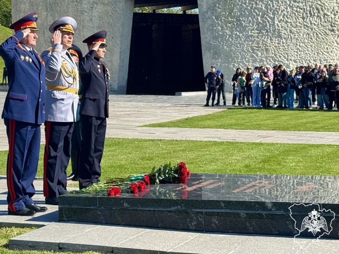В Волгограде росгвардейцы приняли участие в праздничных мероприятиях и параде Победы