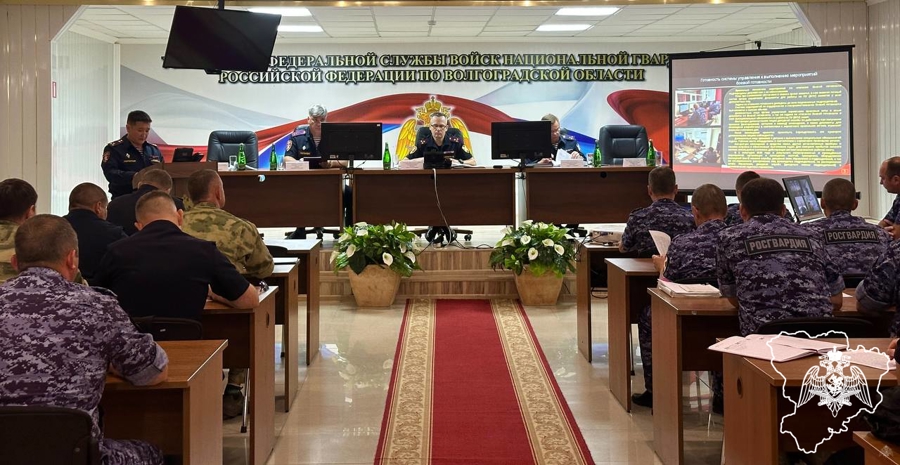 Волгоградские росгвардейцы подвели итоги служебно - боевой деятельности за первое полугодие 2025 года