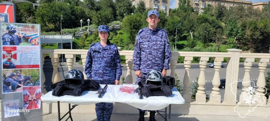 Волгоградские росгвардейцы приняли участие в мероприятии по противодействию терроризму и экстремизму 