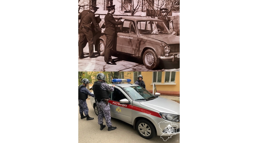 Всероссийскую акцию «Фотовызов «Связь поколений» поддержали росгвардейцы из Волгограда 