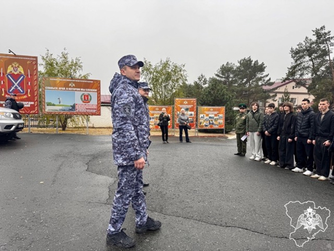 День призывника прошел в волгоградском управлении Росгвардии