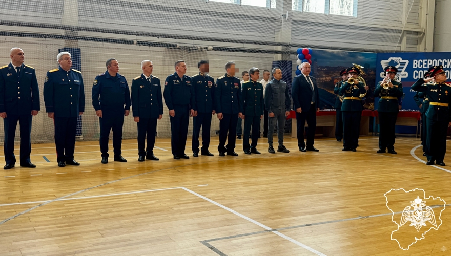 В преддверии Дня Героев Отечества росгвардейцы приняли участие в открытии всероссийских соревнований