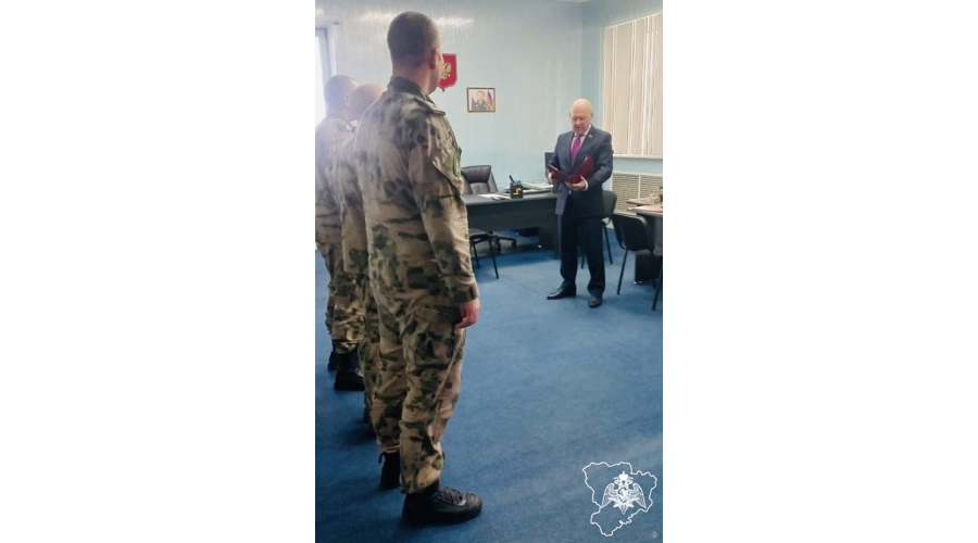 Волгоградская Дума поблагодарила бойцов ОМОН