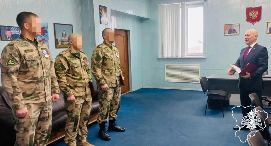 Волгоградская Дума поблагодарила бойцов ОМОН