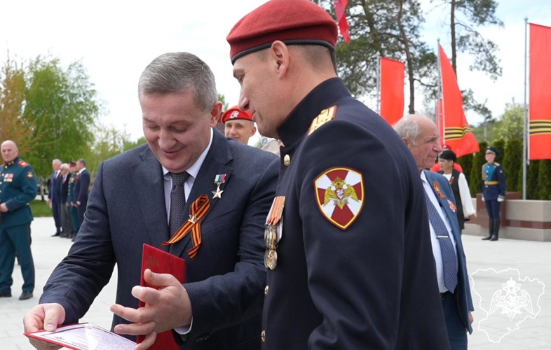 В Волгограде руководитель территориального органа Росгвардии принял участие в памятном мероприятии