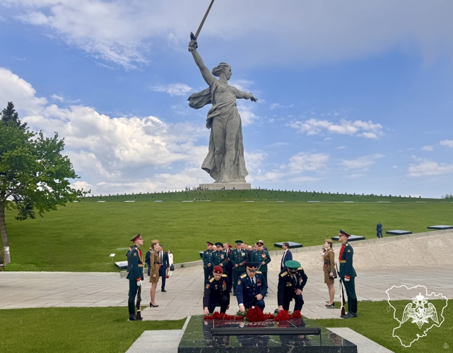 В Волгограде росгвардейцы приняли участие в праздничных мероприятиях и параде Победы