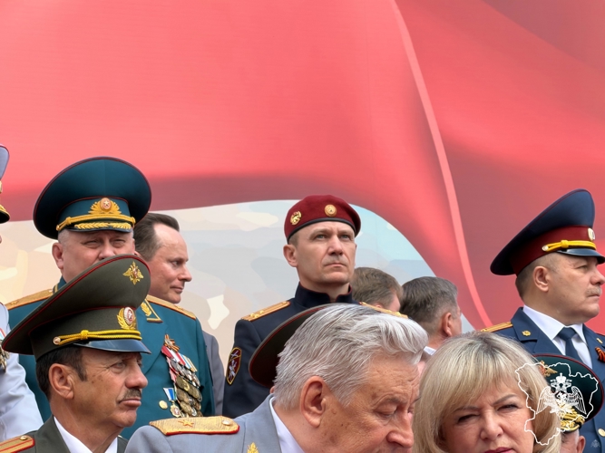 В Волгограде росгвардейцы приняли участие в праздничных мероприятиях и параде Победы