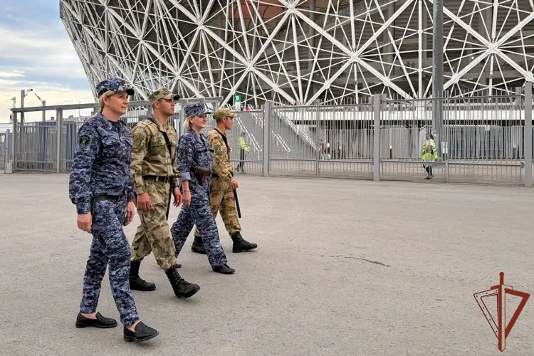 Росгвардия обеспечила безопасность игры сборной России по футболу в Волгограде