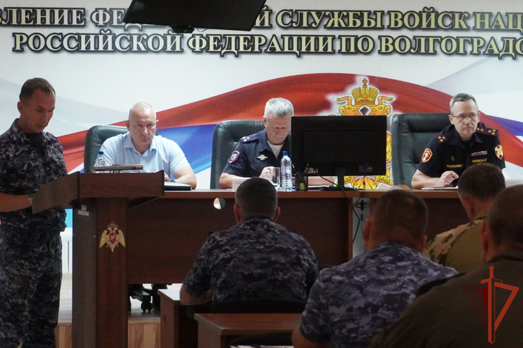 В Управлении Росгвардии по Волгоградской области состоялось заседание оперативного штаба